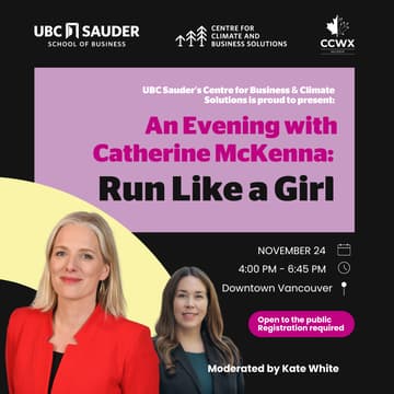 Cover Image for An Evening with Catherine McKenna: Run Like a Girl