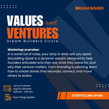 Cover Image for Manila - Values & Ventures Workshop: Storytelling Spark
