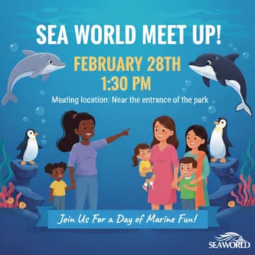 Cover Image for SeaWorld Mommy & Me Meetup