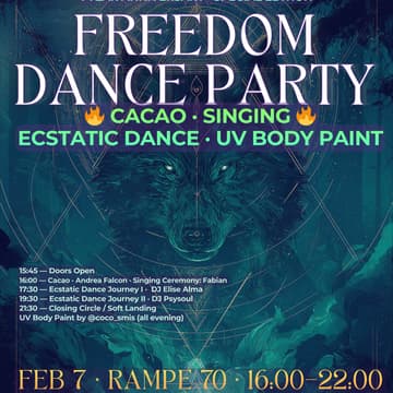 Cover Image for FREEDOM DANCE PARTY — Ecstatic Dance & Authentic Connection