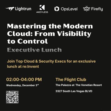 Cover Image for Mastering the Modern Cloud: From Visibility to Control Executive Lunch