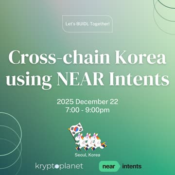 Cover Image for Cross-chain Korea with NEAR Intents