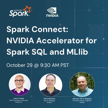 Cover Image for Spark Connect: NVIDIA Accelerator for Spark SQL and MLlib