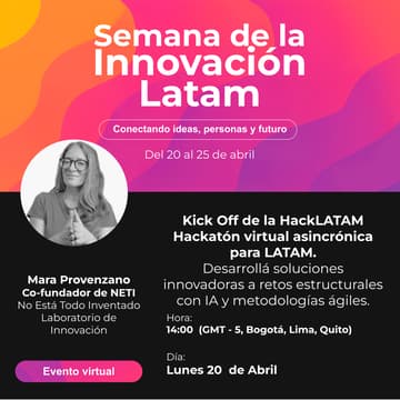 Cover Image for HackLATAM: Inicio de la hackathón de la semana de la innovación