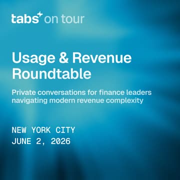Cover Image for Tabs on Tour x NYC | Usage & Revenue Roundtable