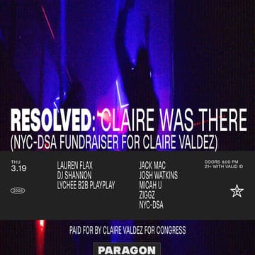 Cover Image for Resolved: Claire Was There (DSA fundraiser for Claire Valdez)