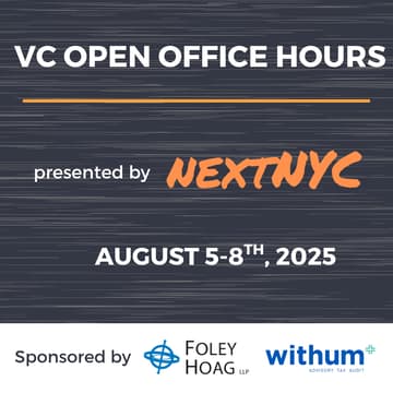 Cover Image for nextNYC VC Open Office Hours