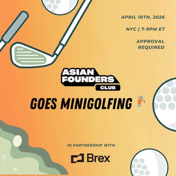 Cover Image for Asian Founders Go Minigolfing! 🏌️
