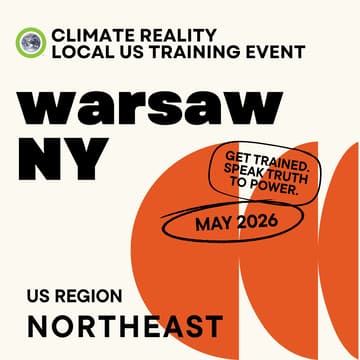 Cover Image for Warsaw, NY - Climate Reality Local Training Event