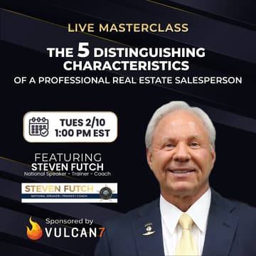 Cover Image for The Five Distinguishing Characteristics of a Professional Real Estate Salesperson with Steven Futch