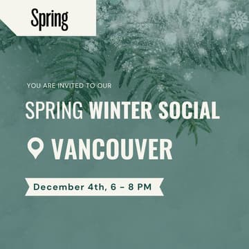 Cover Image for Spring Winter Social - Vancouver