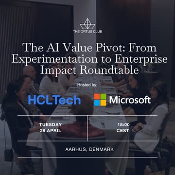 Cover Image for The AI Value Pivot: From Experimentation to Enterprise Impact Roundtable