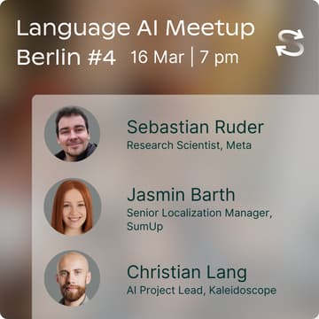 Cover Image for Berlin Language AI Meetup #4