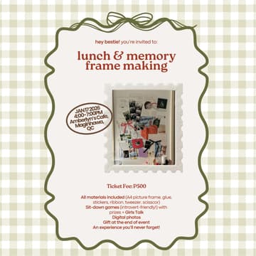 Cover Image for bleumfriends event 07 — lunch & memory frame making 🖼️