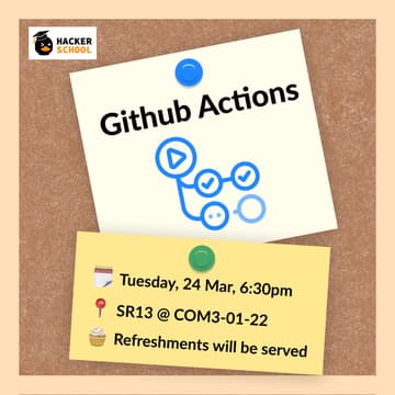 Cover Image for Hackerschool Week 10: Github Actions