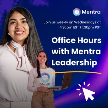 Cover Image for WEEKLY - Office Hours with Mentra Leadership