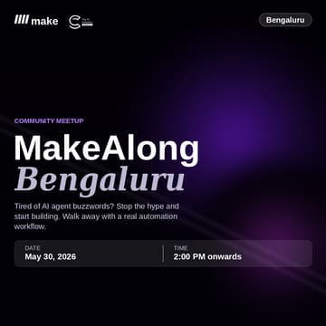 Cover Image for Building an AI Agent with Make.com x AI Collective