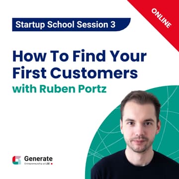 Cover Image for Startup School: How To Find Your First Customers