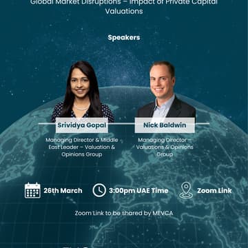 Cover Image for MEVCA FUTURE READINESS SERIES | Global Market Disruptions – Impact of Private Capital Valuations