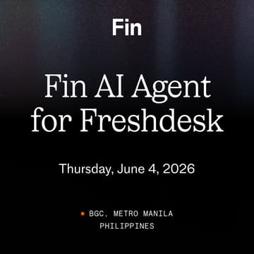 Cover Image for Fin AI Agent for your Helpdesk: live in Manila