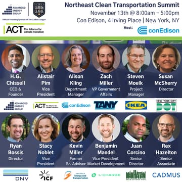 Cover Image for AEG/ACT Northeast Clean Transportation Summit