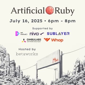 Cover Image for ArtificialRuby.ai NYC: July Meetup