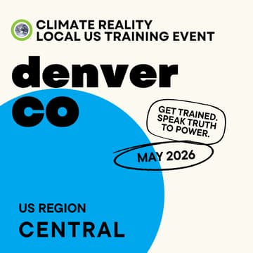 Cover Image for Denver, CO - Climate Reality Local Training Event