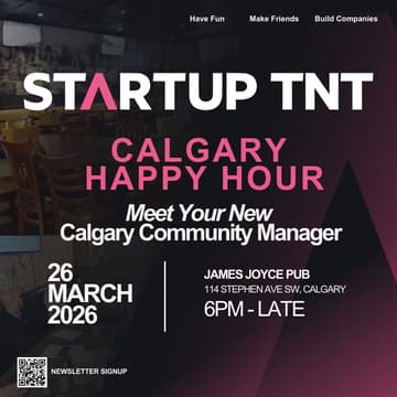 Cover Image for Startup TNT Calgary HH - Meet Haley, Your New Community Manager