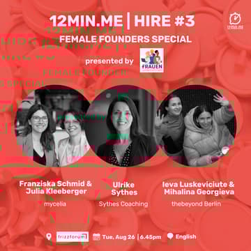 Cover Image for 12MIN.ME | HiRe 🚀 #3 | BERLIN