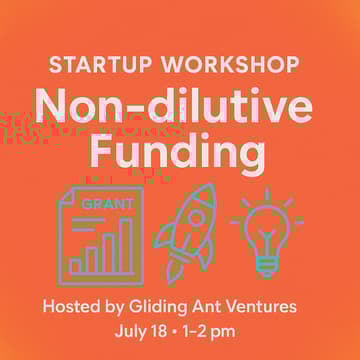 Cover Image for StartUp Workshop: Non-Dilutive Funding
