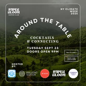 Cover Image for Around the Table: NY Climate Week 2025 Cocktail Hour