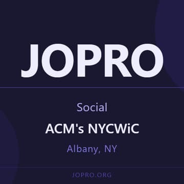 Cover Image for ACM's NYCWiC - JOPRO Social