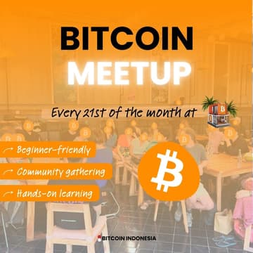 Cover Image for Bitcoin Meetup Canggu
