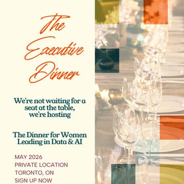 Cover Image for Woven Executive Dinner | Women in Data & AI