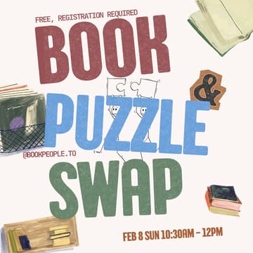 Cover Image for Book & Puzzle Swap!