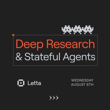 Cover Image for Stateful Agents Meetup: Deep Research
