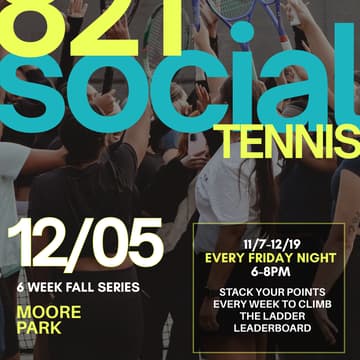 Cover Image for 821 Tennis Social: Week 4