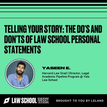 Cover Image for Telling Your Story: The Do's and Don’ts of Law School Personal Statements