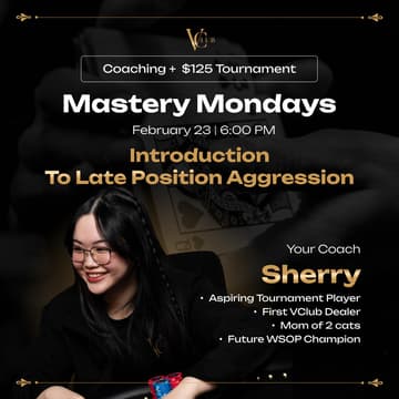 Cover Image for VClub | Range building workshop: short stack strategy in the small blind