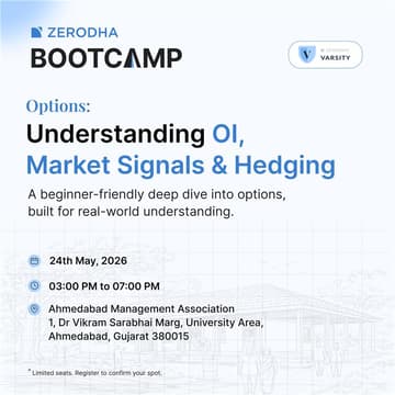 Cover Image for Zerodha Bootcamp - Ahmedabad Edition
