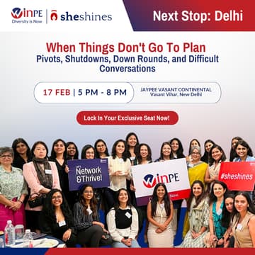 Cover Image for Winpe sheshines : When Things Don't Go To Plan - Pivots, Shutdowns, Down Rounds and Difficult Conversations