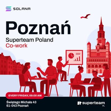 Cover Image for Superteam Poland Co-work: Poznań