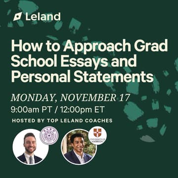 Cover Image for How to Approach Grad School Essays and Personal Statements