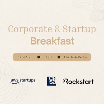 Cover Image for Corporate & Startup Breakfast | AWS + Rockstart Latam