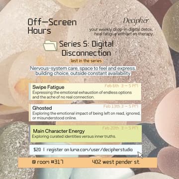 Cover Image for Off Screen Hours: Main Character Energy