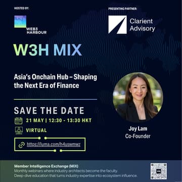 Cover Image for Web3 Harbour MIX Series: May Edition w/ Clarient Advisory