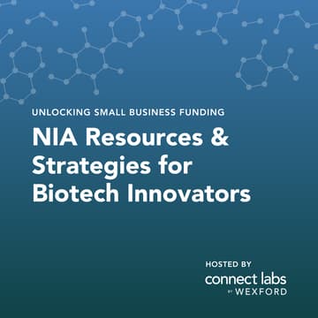 Cover Image for Unlocking SBIR Funding: NIA Resources & Strategies for Biotech Innovators