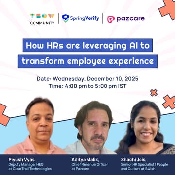Cover Image for How HRs are leveraging AI to transform employee experienc