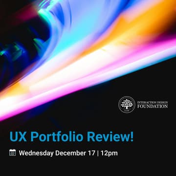 Cover Image for UX Portfolio Review!
