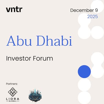 Cover Image for VNTR Investor Forum Abu Dhabi